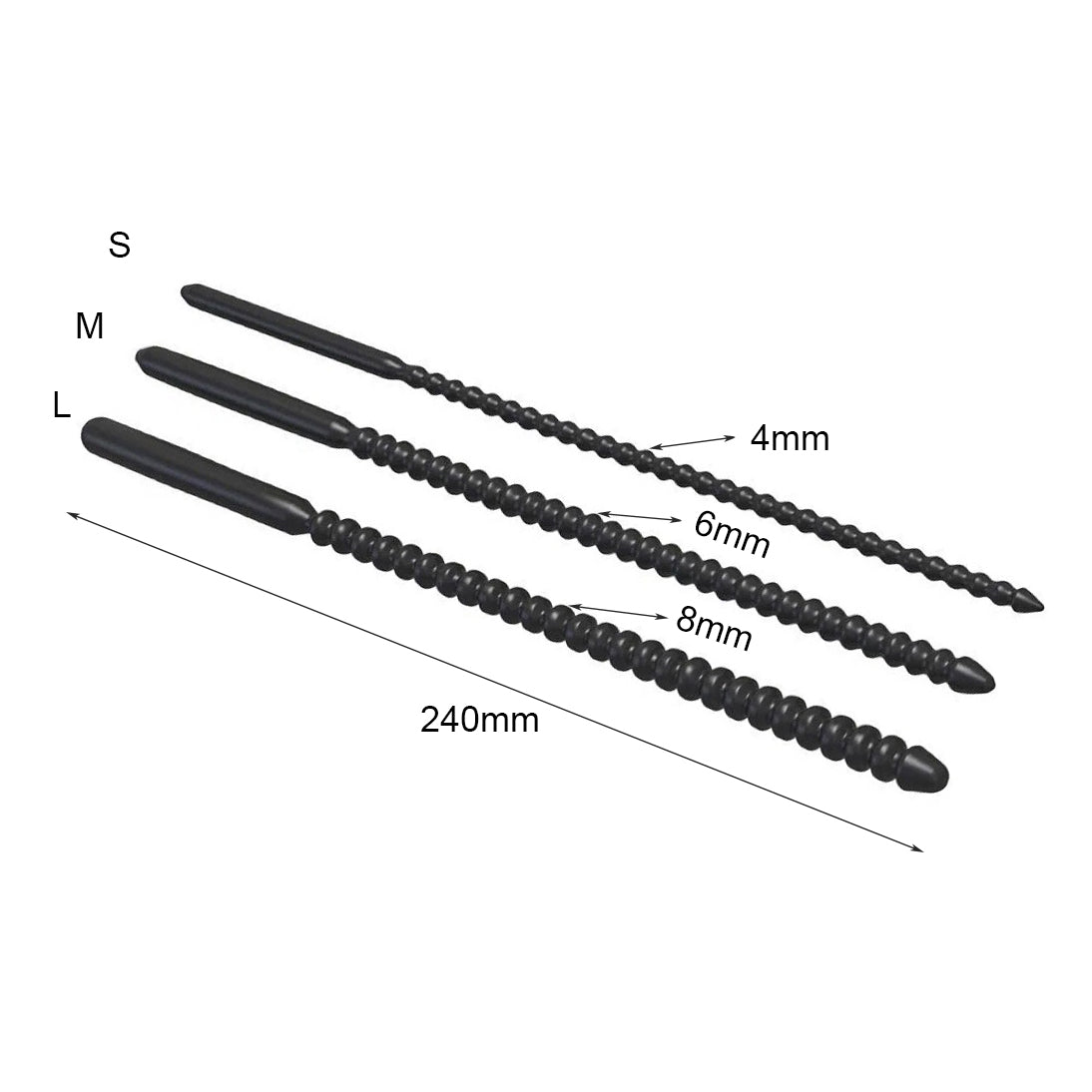 Silicone Urethral Catheter Sounds Penis Plug Dilator Sex Toy For Men Male sex toy