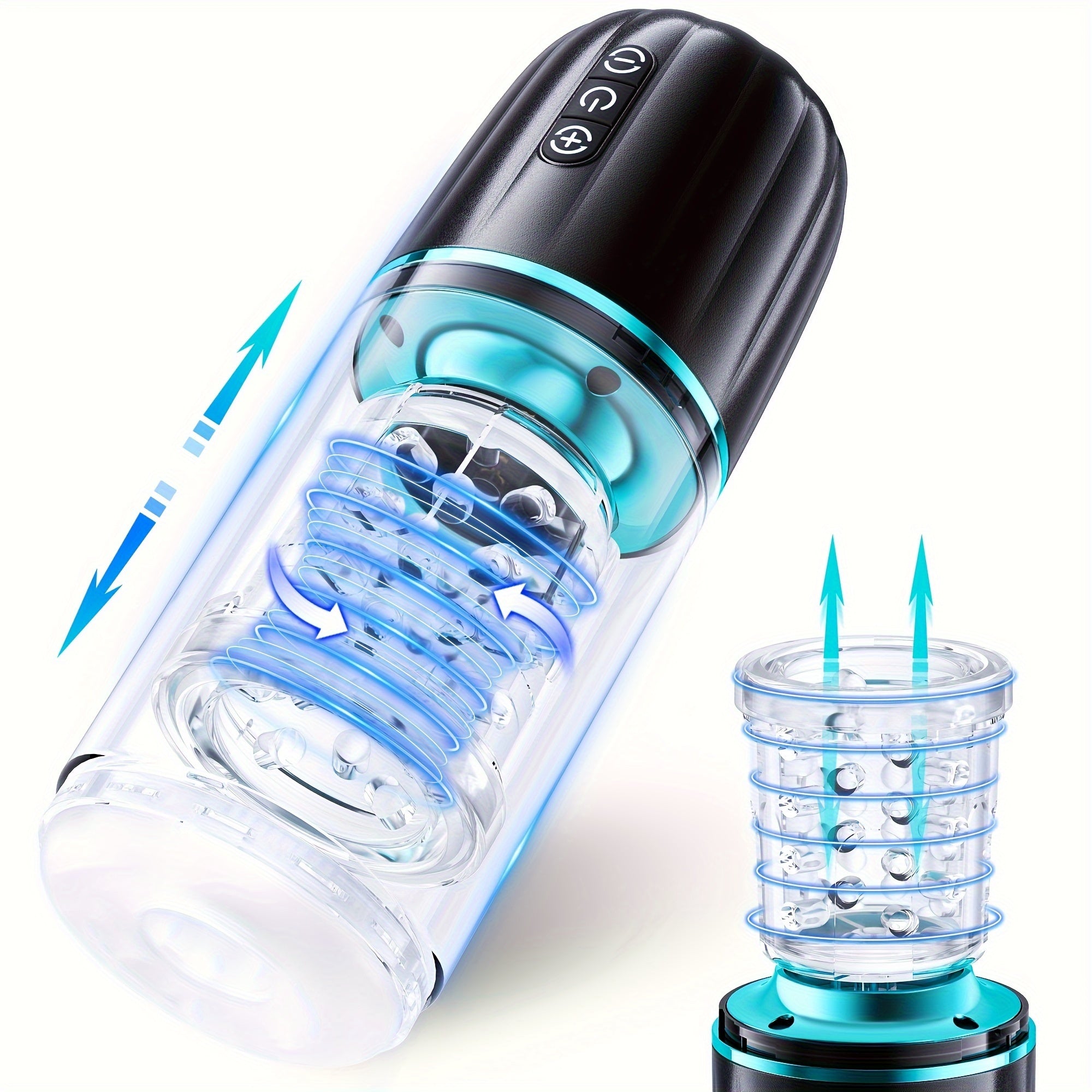 7 Thrusting Rotating Modes Quiet Hands Free 3D Automatic Male Masturba 7 Thrusting Rotating Modes Quiet Hands Free 3D Automatic Male Masturba