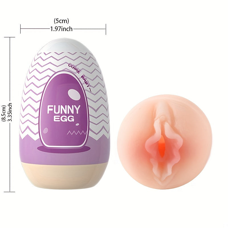 Disposable One-Time Use Egg Portable 3D Realistic Soft Male Masturbato Disposable One-Time Use Egg Portable 3D Realistic Soft Male Masturbato