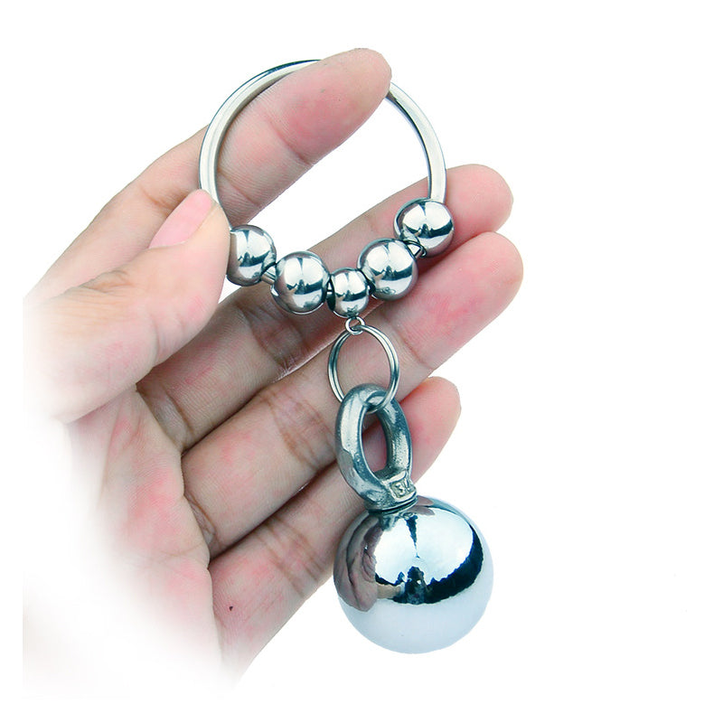 Heavy Metal Locking Testicular Pendant Penis Weight Stretchers Male sex toy