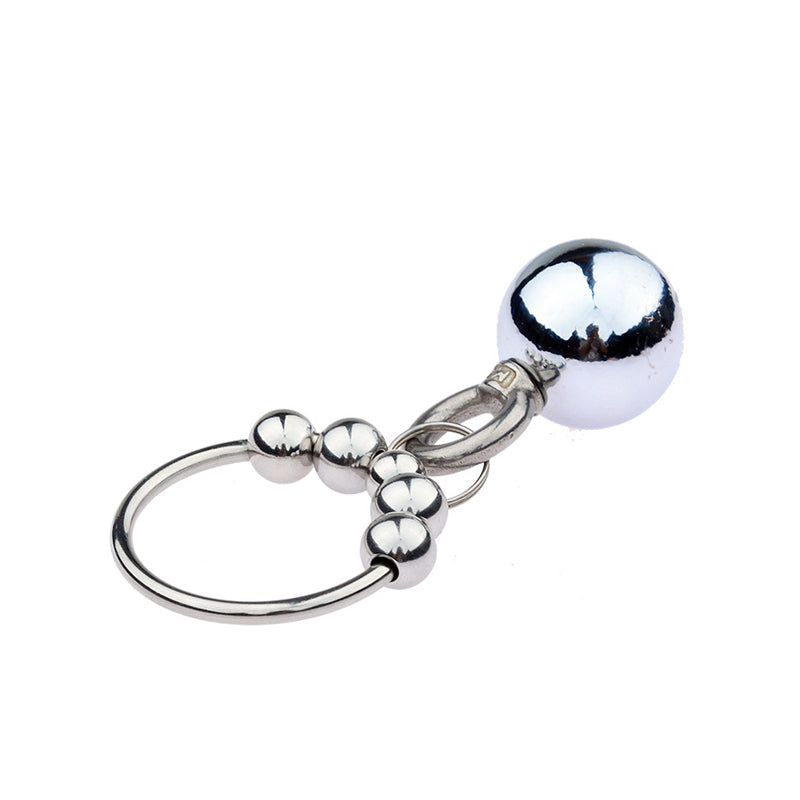 Heavy Metal Locking Testicular Pendant Penis Weight Stretchers Male sex toy
