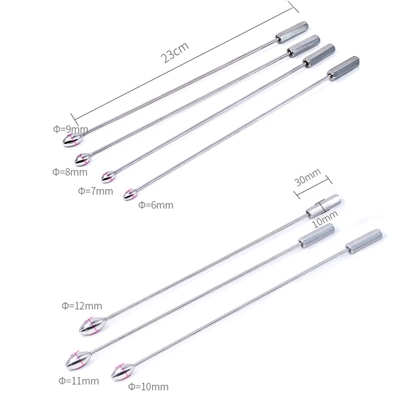 7pcs Urethral Sounds Metal Penis Plugs For Male Penis Cum Stopper Male sex toy