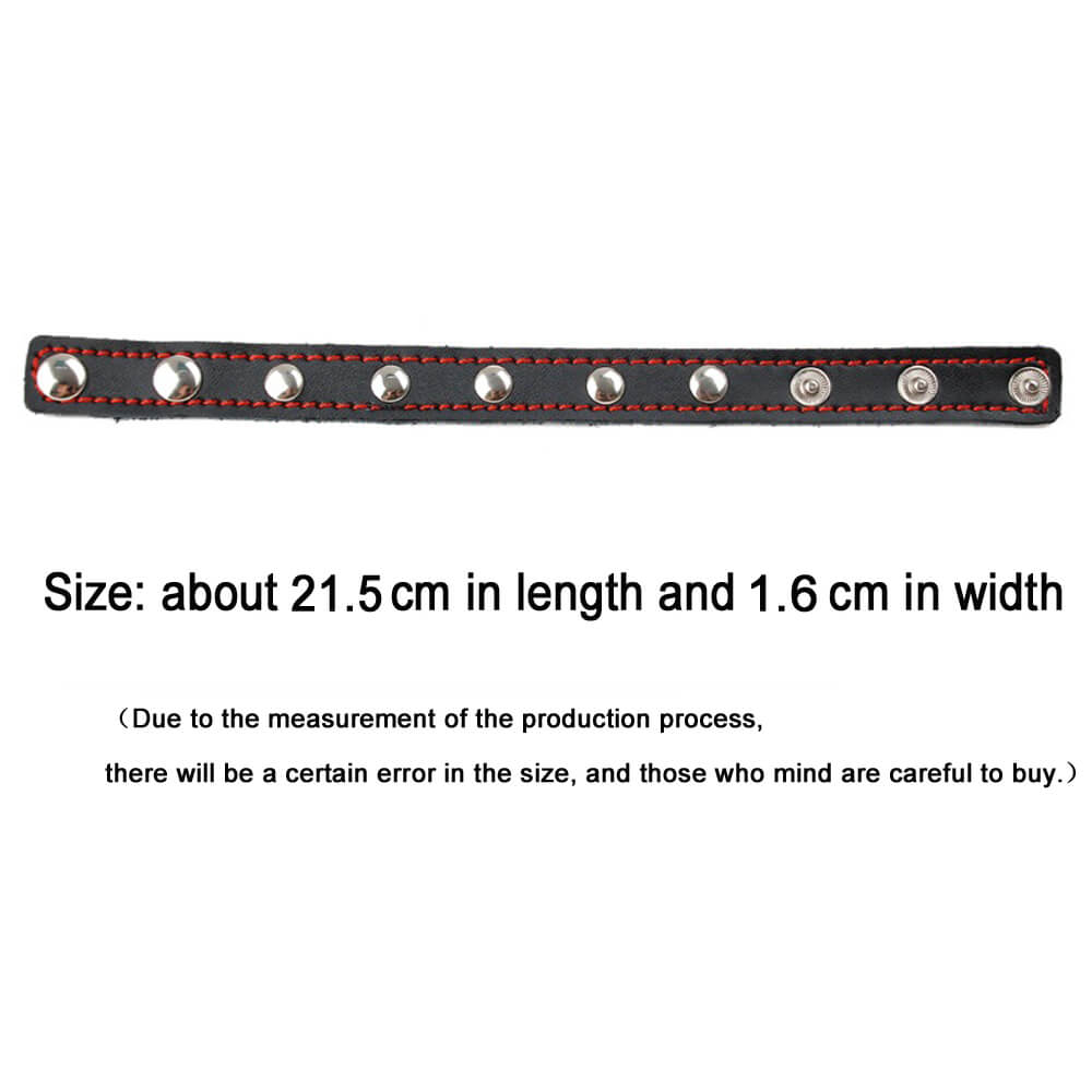 Adjustable Penis Ring Leather Belt Men Ejaculation Delay Ball Stretcher Male sex toy