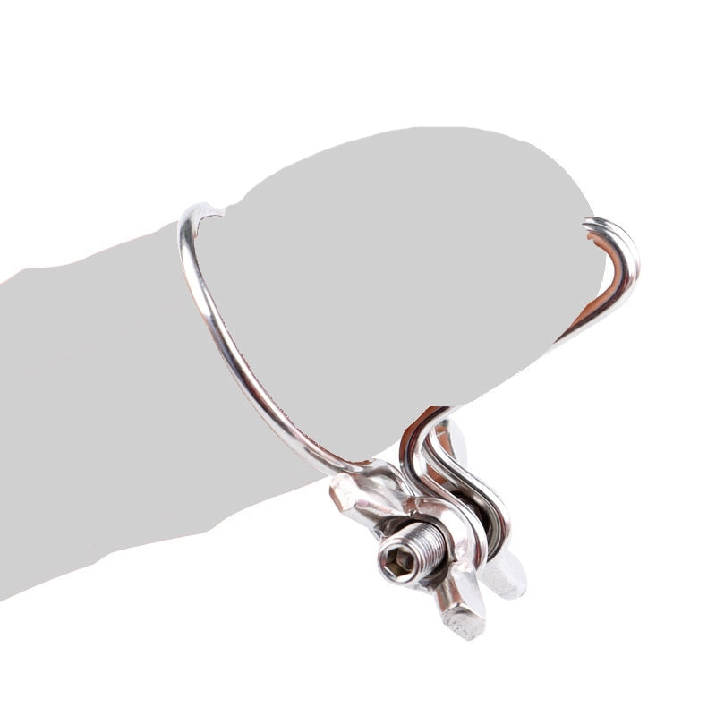 Metal Penis Plug Adjustable Urethral Sounding Glans Expander Stimulator Male sex toy