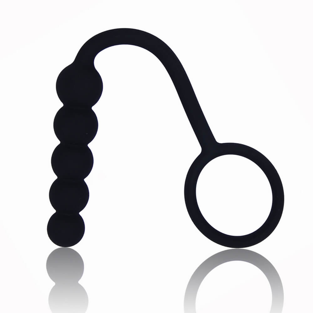 Premium Anal Beads With Penis Ring For Men Masturbation Anal Plug Male sex toy