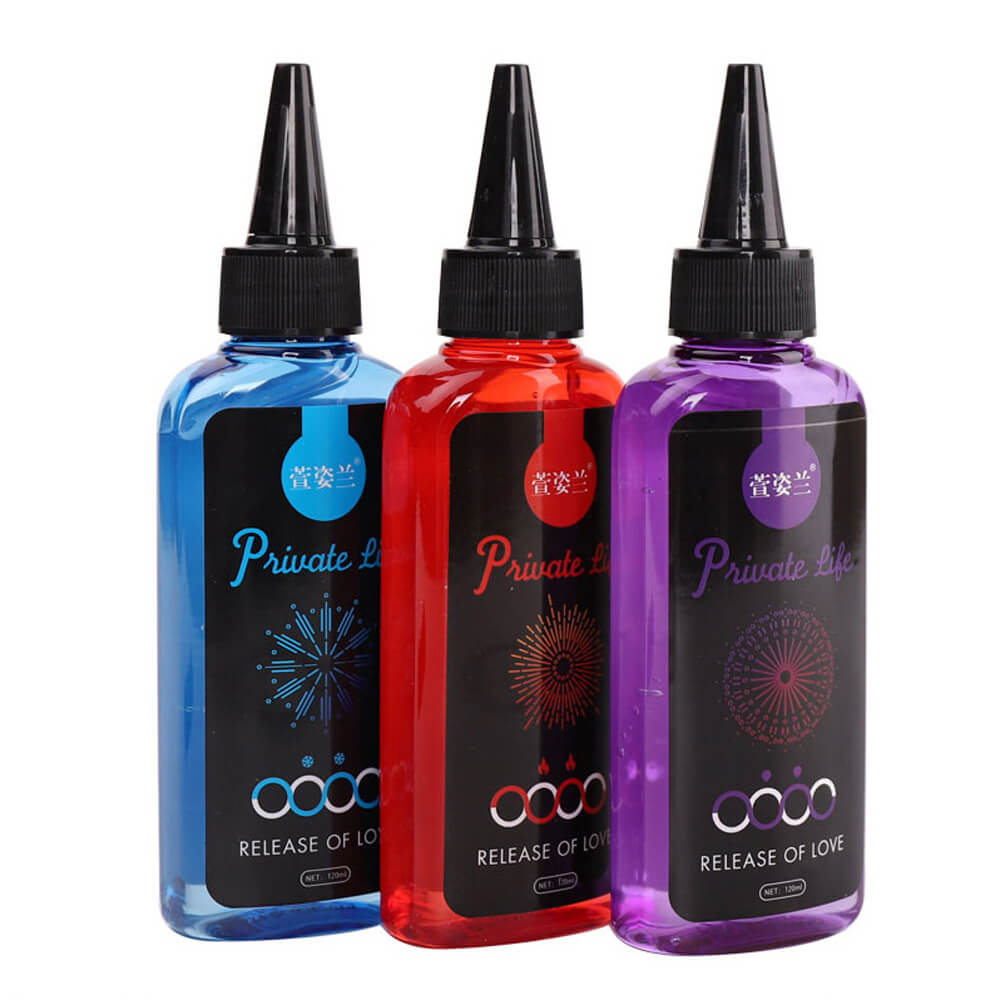 120ml Water Based Lube Thermal Pleasant Cooling Anal Lubrication Male sex toy