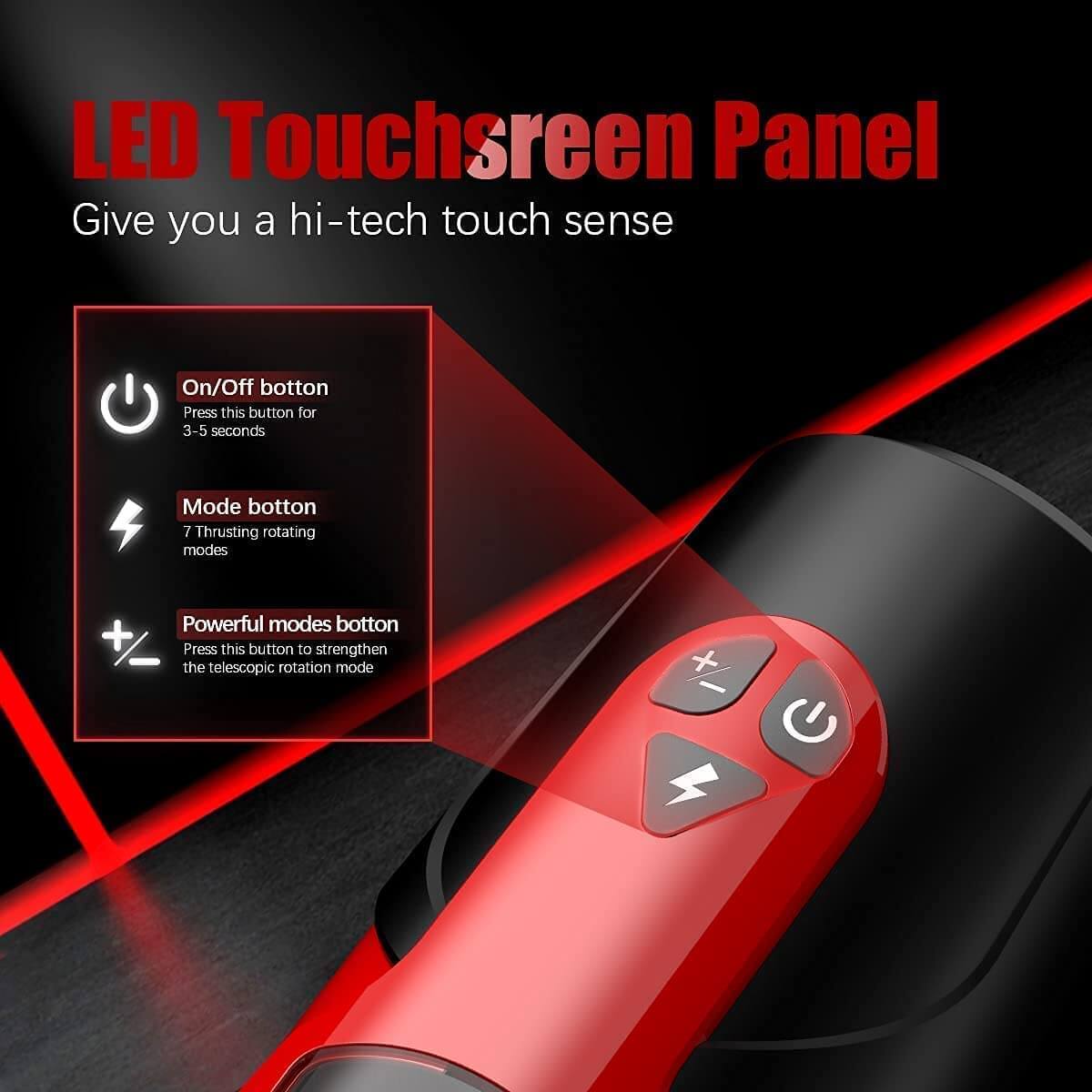 Dark Knight Automatic 3D Texture Male Masturbator For Men Male sex toy