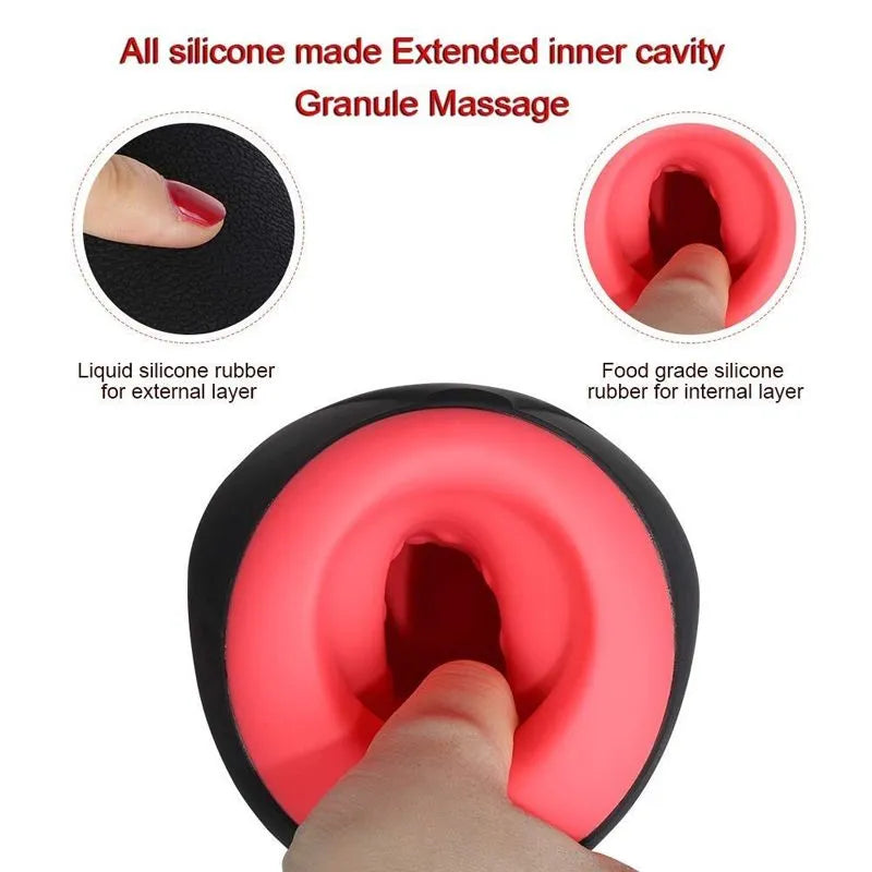 Otouch Airturn Oral Vibrating Heating Sucking Auto Men Masturbator Male sex toy