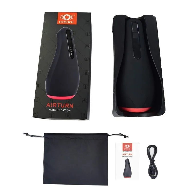 Otouch Airturn Oral Vibrating Heating Sucking Auto Men Masturbator Male sex toy