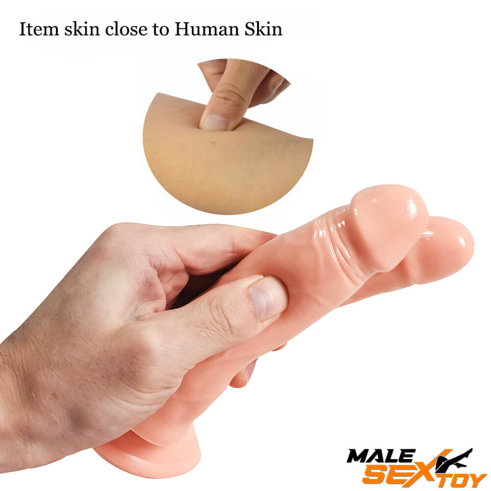 7.09in Realistic Design Dual Heads Dildo For Gay Lesbian Male sex toy