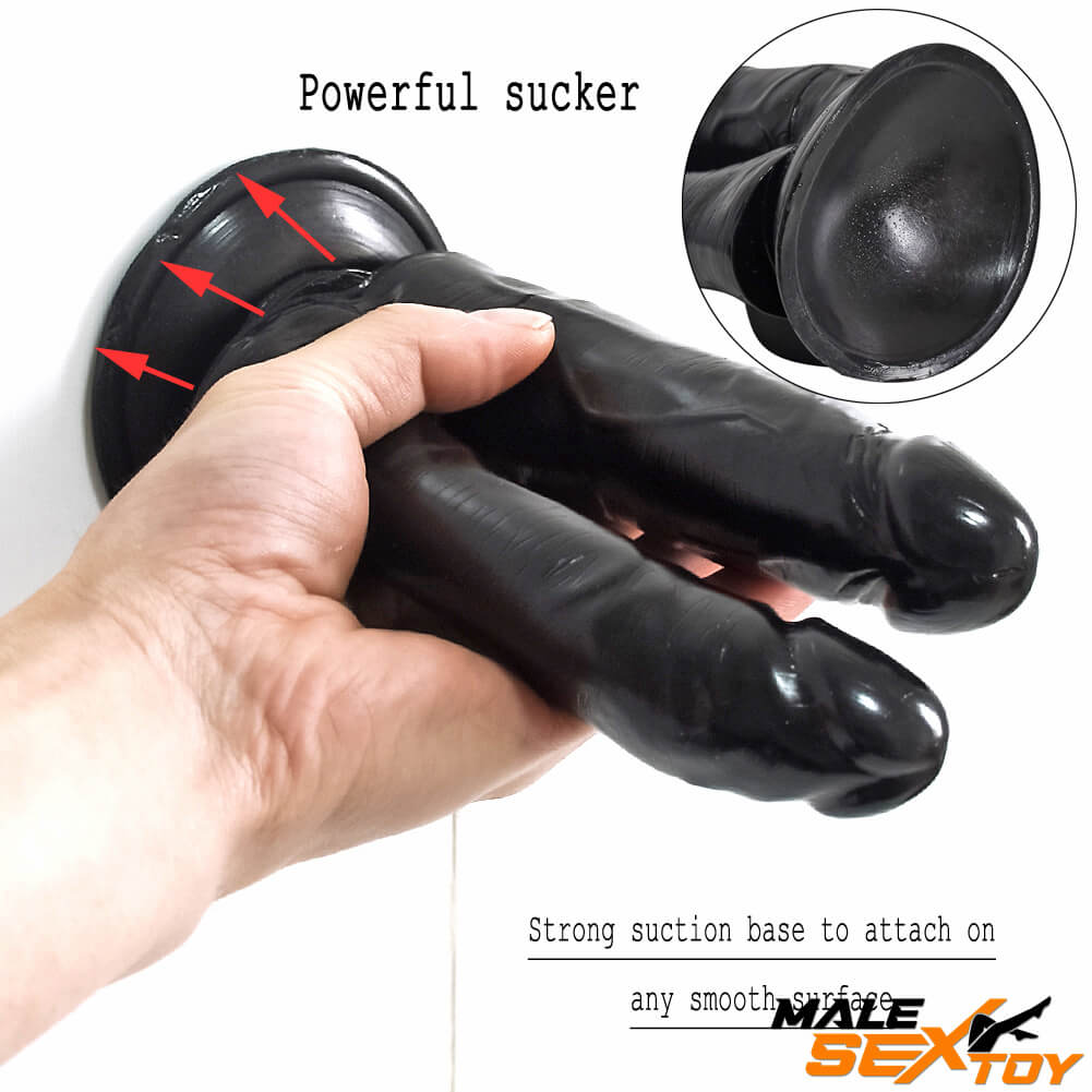 7.09in Realistic Design Dual Heads Dildo For Gay Lesbian Male sex toy