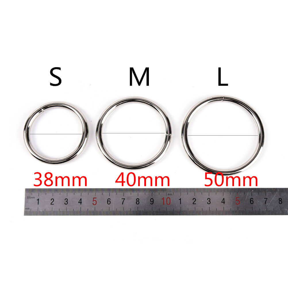 3.8cm 4.5cm 5cm Metal Cock Ring Delay Ejaculation Sex Toy Male sex toy