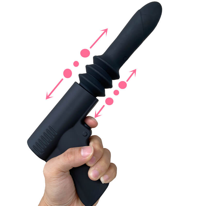 4 Vibrating Modes Telescopic Fucking Dildo Gun Machine For Sex Orgasm Male sex toy