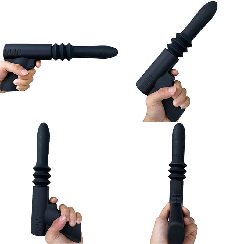 4 Vibrating Modes Telescopic Fucking Dildo Gun Machine For Sex Orgasm Male sex toy