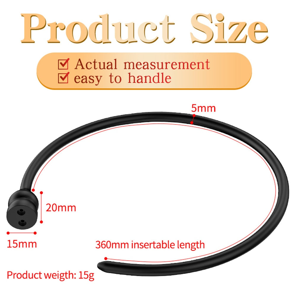 Electric Shock Urethral Sounding Vibrating Penis Plug Stopper Bdsm Toy Male sex toy