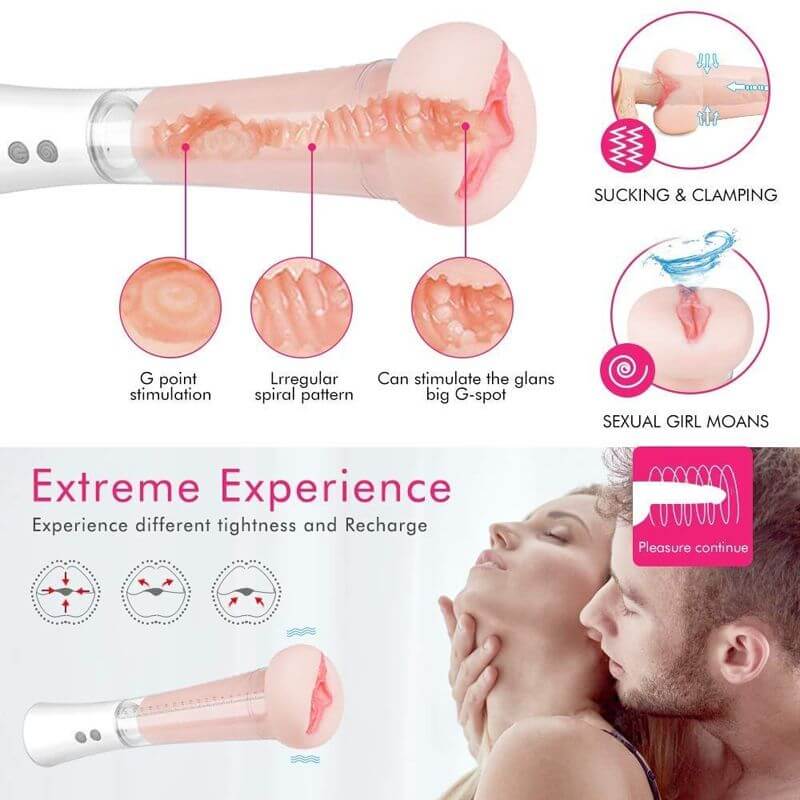 9 Vibrating Modes Sucking Automatic Men Masturbator Penis Pump Male sex toy