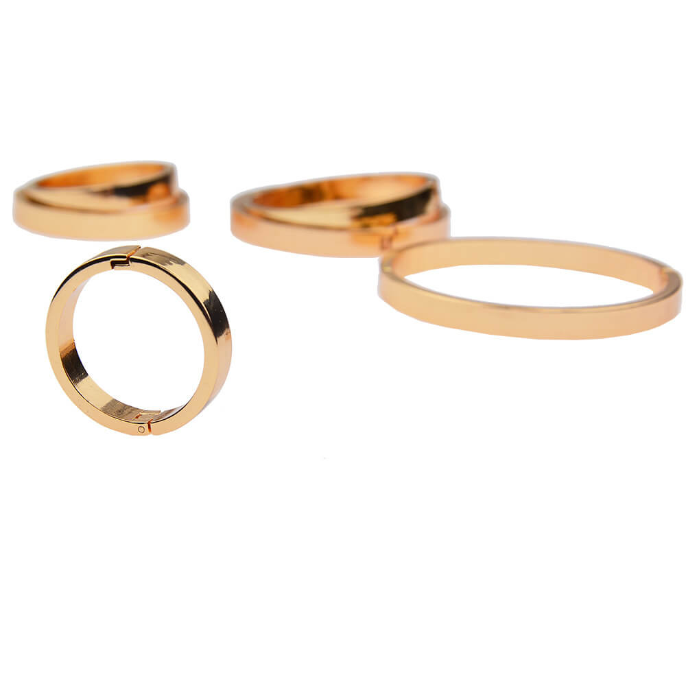 Different Sizes Gold Metal Cock Ring For Man Delayed Ejaculation Male sex toy