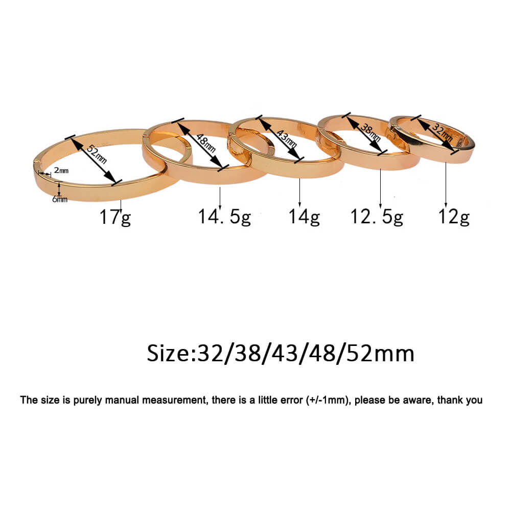 Different Sizes Gold Metal Cock Ring For Man Delayed Ejaculation Male sex toy