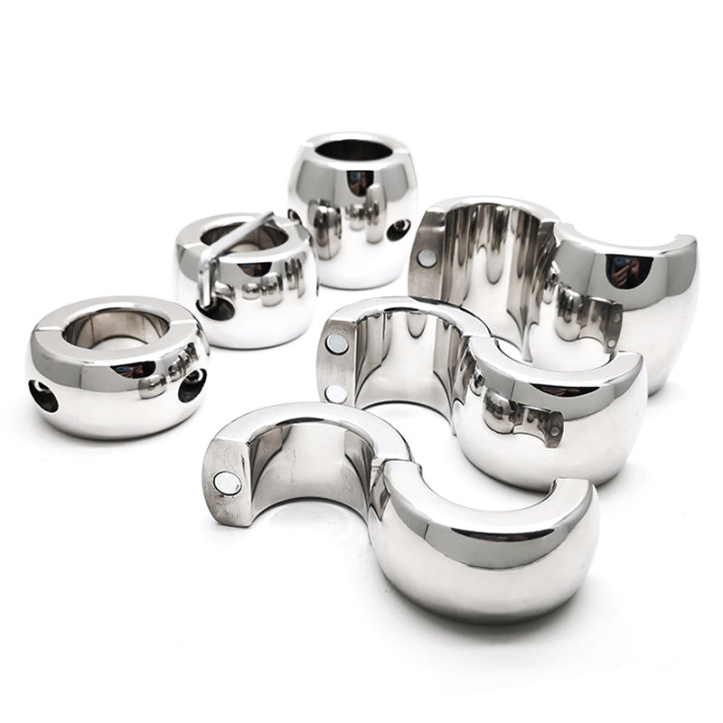 Metal Scrotum Pendant Ball Penis Stretcher Testis Weight BDSM Bondage Male sex toy