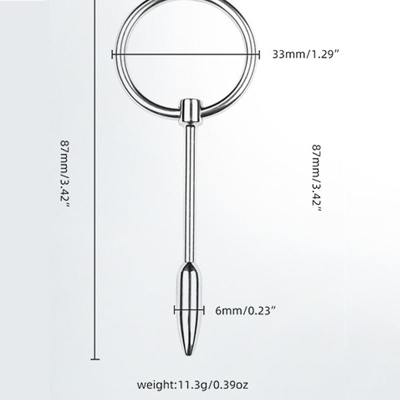 Stainless Steel Urethra Sounding Cum Stopper BDSM Sex Toys For Penis Male sex toy
