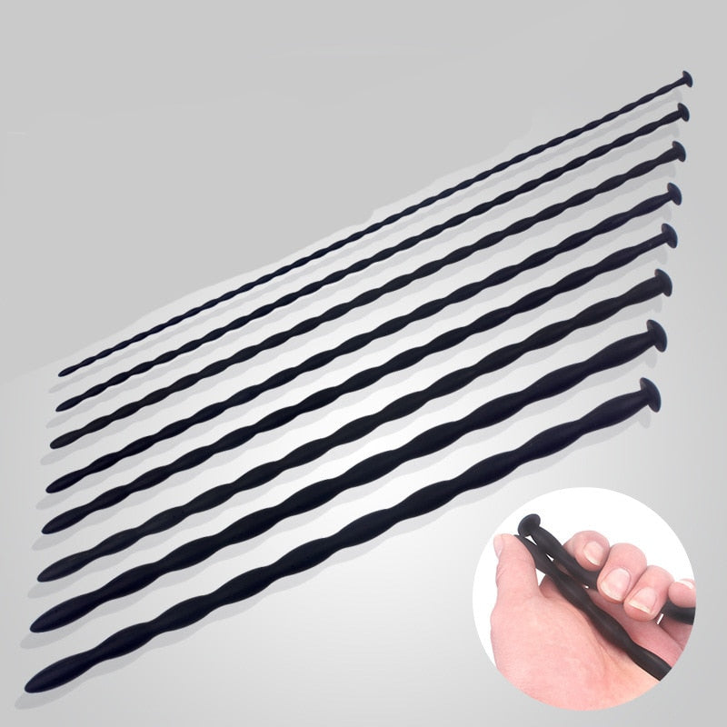 Silicone Urethral Sounds Catheter Dilator Penis Plug Male Cum Stopper Male sex toy