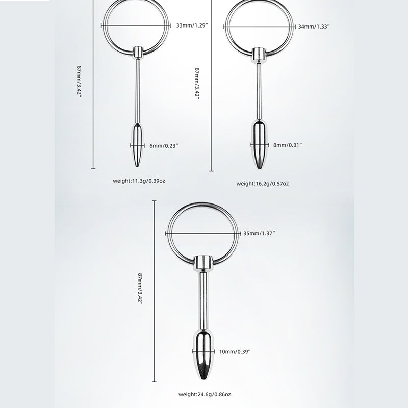 Stainless Steel Urethra Sounding Cum Stopper BDSM Sex Toys For Penis Male sex toy