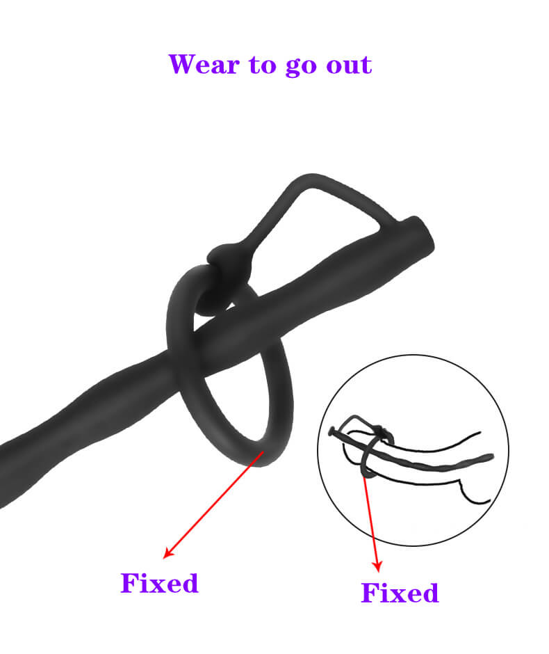 Silicone Hollow Urethral Dilator Penis Plug Irritation Men Sex Toy Male sex toy