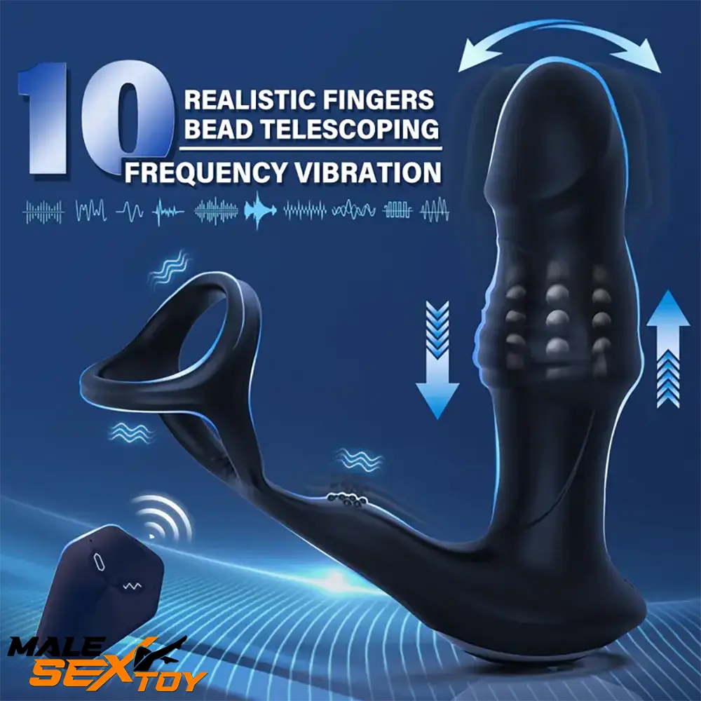 6.18in Unisex Soft Silicone Thrusting Vibrating Wiggling Auto Dildo Male Sex Toy
