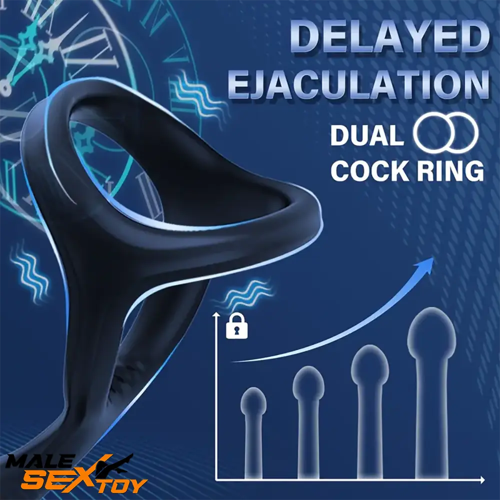 6.18in Unisex Soft Silicone Thrusting Vibrating Wiggling Auto Dildo Male Sex Toy