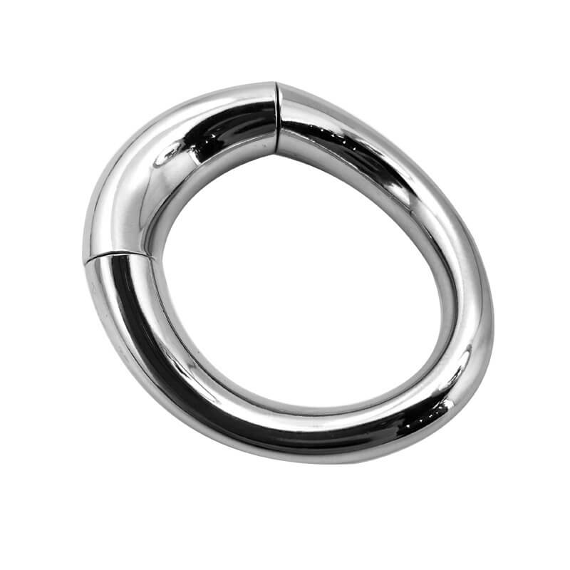 Magnetic Cock Ring Heavy Metal Ball Scrotum Stretcher Delay Ejaculation Male sex toy