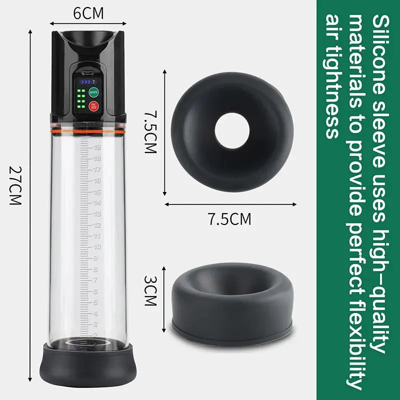 Vacuum Male Penis Pump With 4 Suction Modes For Enlargement Male sex toy