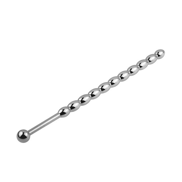 Stainless Steel Urethral Sounds Beads Penis Plug Stimulate Dilator Male sex toy