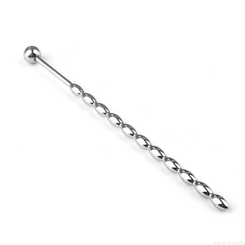 Stainless Steel Urethral Sounds Beads Penis Plug Stimulate Dilator Male sex toy
