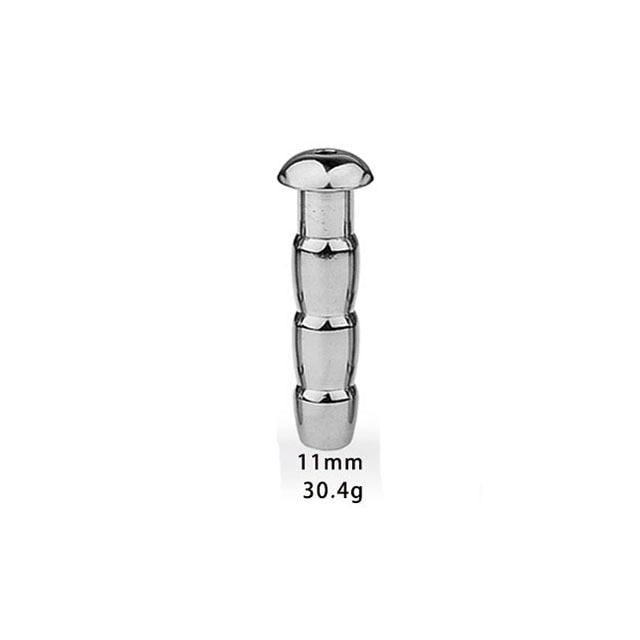 Metal Hollow Urethral Sounding Penis Plug Cum Stopper For Male Sex Male sex toy