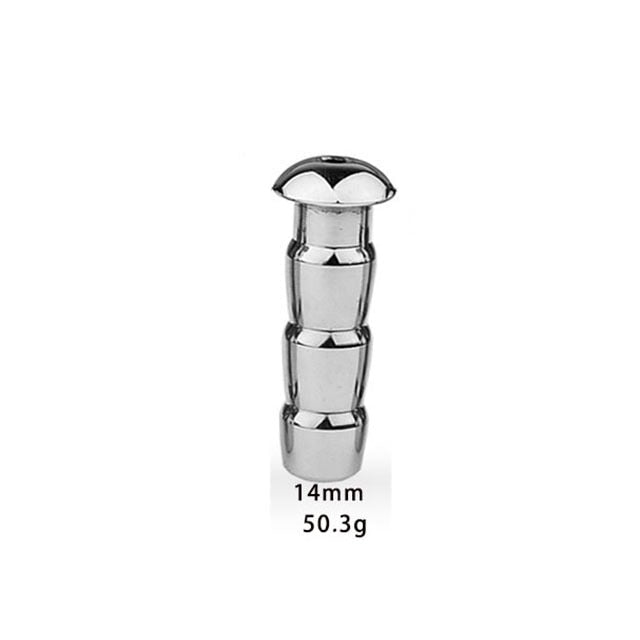 Metal Hollow Urethral Sounding Penis Plug Cum Stopper For Male Sex Male sex toy