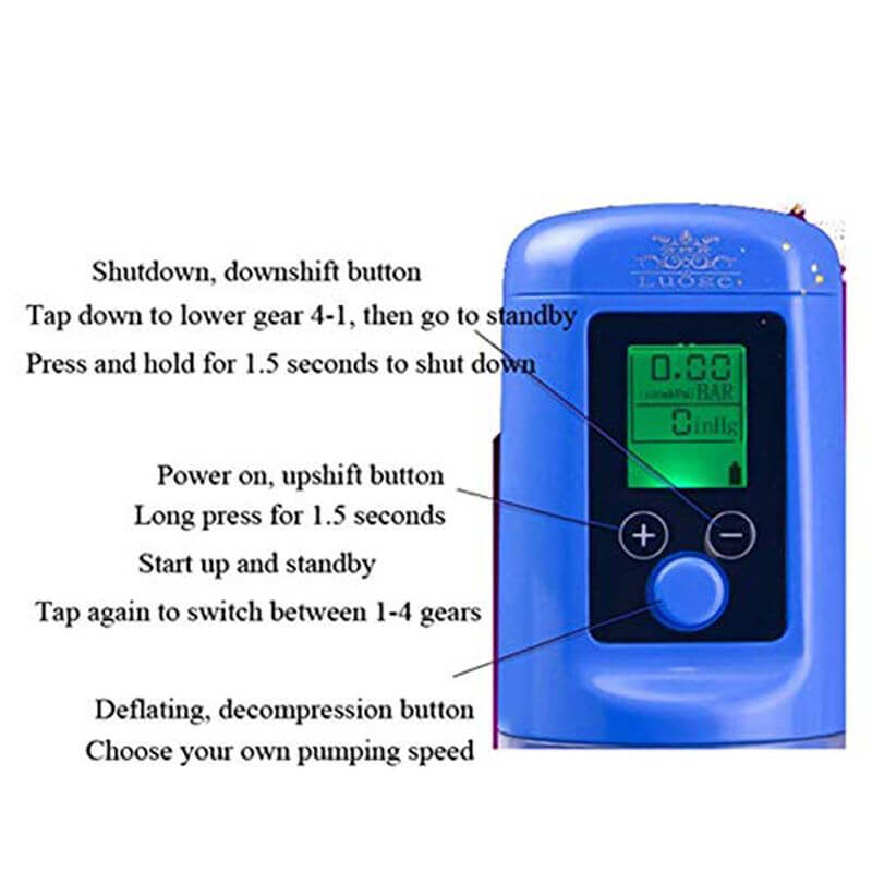 3in1 Multiple Use Automatic Penis Pump Masturbator With Penis Rings Male sex toy