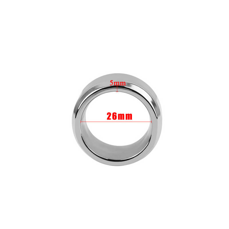 5 Size Stainless Steel Penis Ring Metal Sex Toy for Men Delay Ejaculation Male sex toy