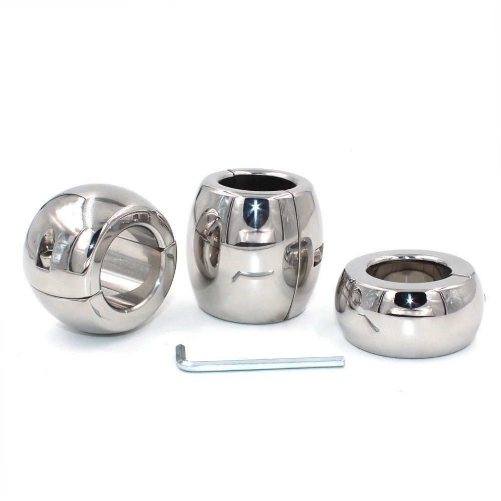 Metal Scrotum Pendant Ball Penis Stretcher Testis Weight BDSM Bondage Male sex toy