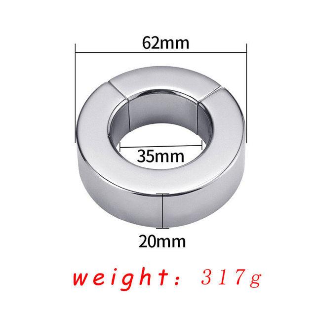 Magnetic Metal Scrotum Pendant Penis Weights Stretcher For Men Male sex toy