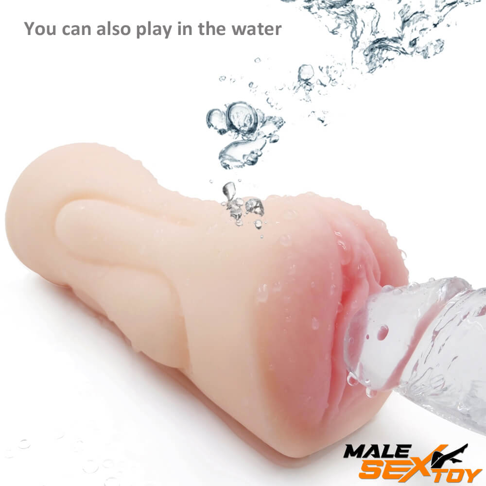 S Design Dual Ends Pocket Pussy With Vagina And Mouth Male sex toy