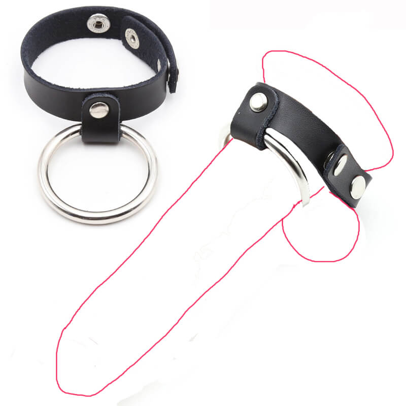 Double Rings Adjustable Cock Ring Prolong Ejaculation Sex Toy Male sex toy