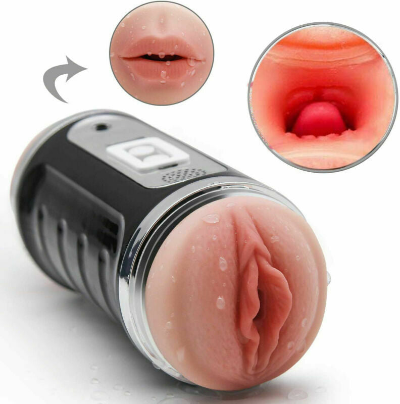 12 Modes Vibrating Pocket Pussy Men Masturbator With Counting Male sex toy