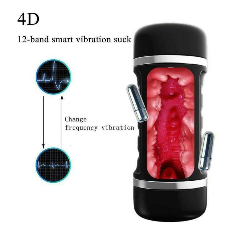 12 Modes Vibrating Pocket Pussy Men Masturbator With Counting Male sex toy