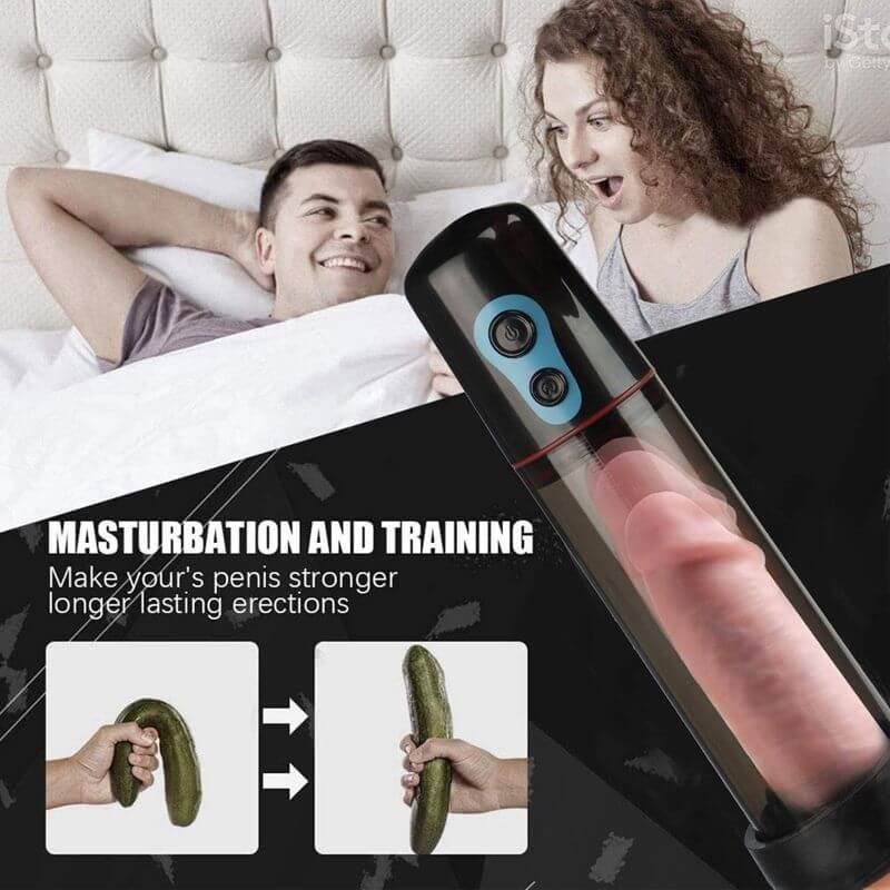Multiple Vibrating Modes Automatic Penis Pump For Males Male sex toy