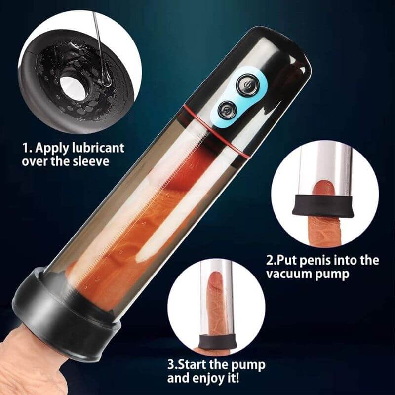 Multiple Vibrating Modes Automatic Penis Pump For Males Male sex toy