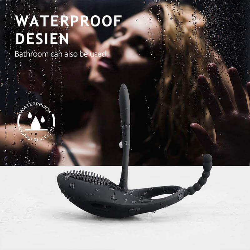 Body Safe Silicone 7 Vibrating Cock Ring For Men Women Male sex toy