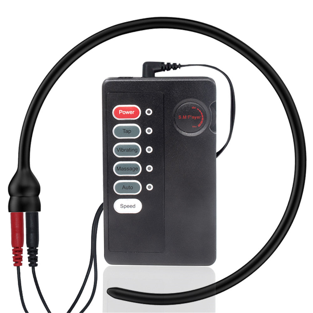 Electric Shock Urethral Sounding Vibrating Penis Plug Stopper Bdsm Toy Male sex toy