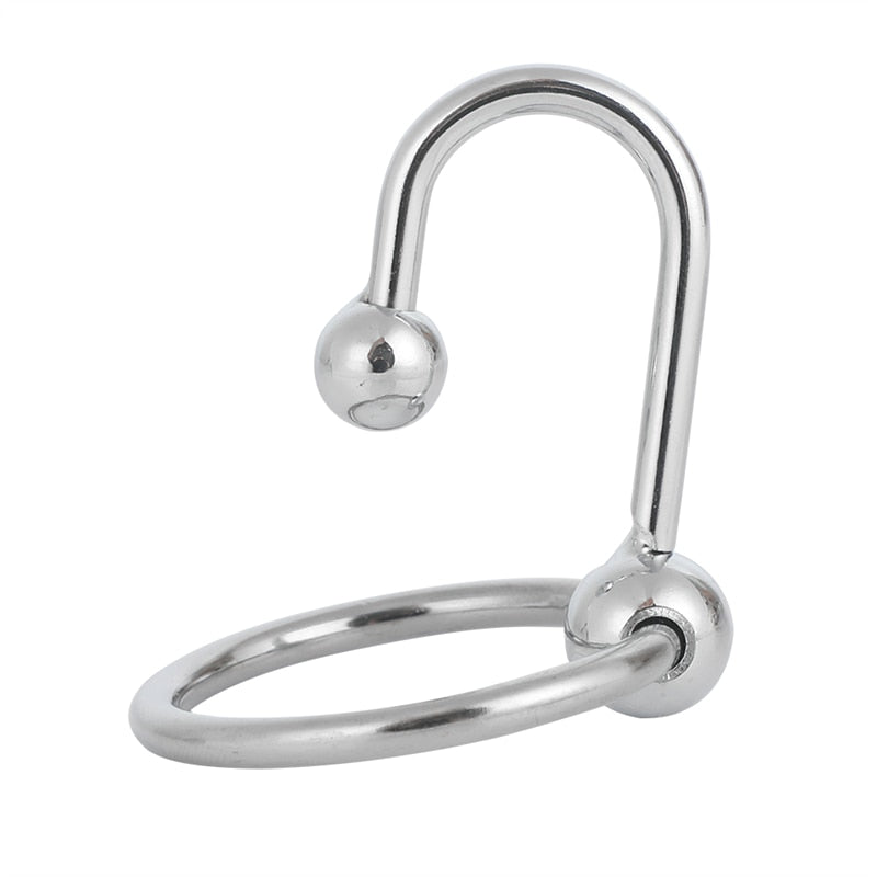 Metal Urethral Sound Dilators Penis Plug With Cock Ring For Men Male sex toy