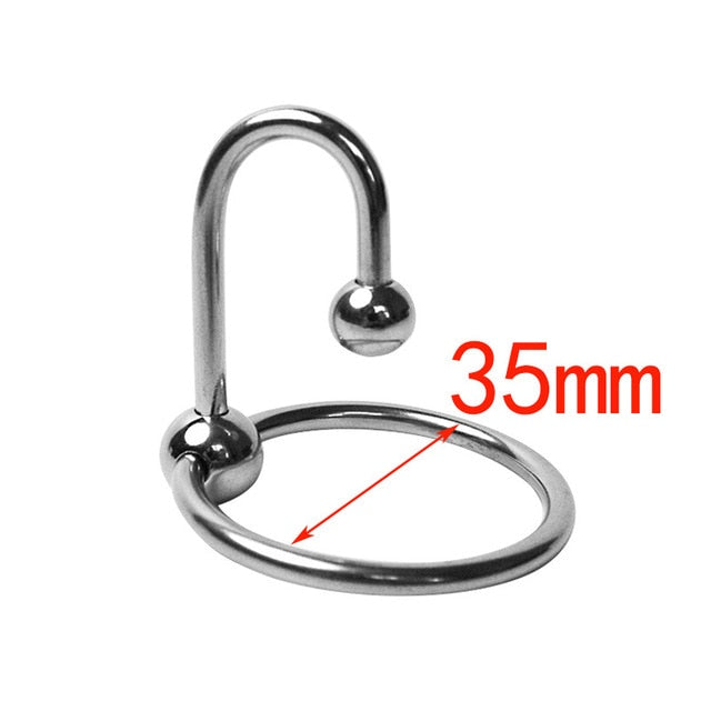 Metal Urethral Sound Dilators Penis Plug With Cock Ring For Men Male sex toy