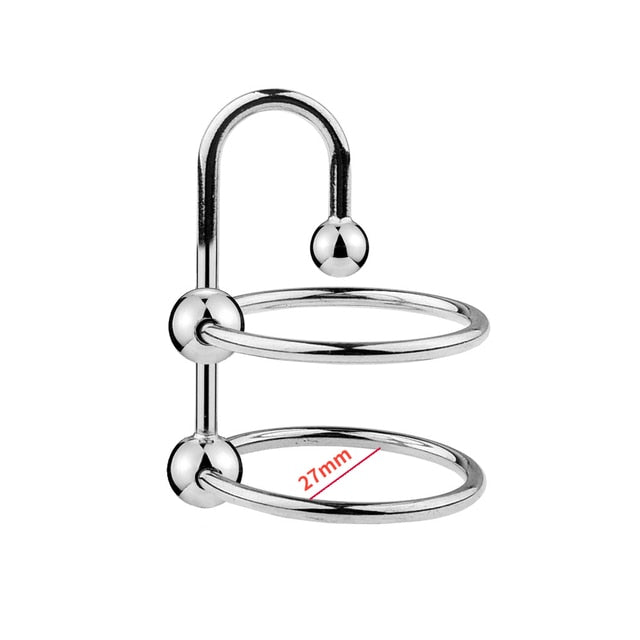 Metal Urethral Sound Dilators Penis Plug With Cock Ring For Men Male sex toy